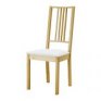 BORJE Krzesło brzoza / Gobo biały Ikea