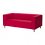 KLIPPAN Sofa dwuosobowa z pokryciem Dottevik czerwonym , IKEA