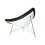 Coconut chair Fotel, czarno-biały, IDEAL MEBLE
