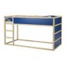KURA Dwustronne łóżko niebieski IKEA