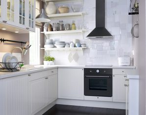 Kuchnia rustykalna w stylu szwedzkim FAKTUM/ STÅT biały IKEA