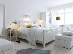 sypialnia w skandynawskim stylu