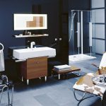 JOOP nowoczesna łazienka z modernistycznymi dodatkami