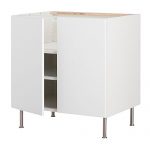 FAKTUM Szafka stj/półki/2 drzwi Abstrakt biały 80cm Ikea
