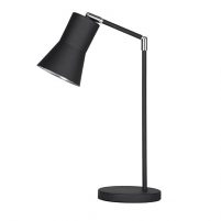 KREST lampa biurkowa czarna Meble VOX