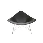 Coconut chair Fotel, czarno-biały, IDEAL MEBLE