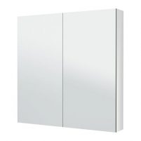 Ikea_meble_łazienkowe_szafka z lustrem i parą drzwi godmorgon