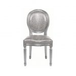kare design_meble_krzesła i stołki_krzesła_KARE design Krzesło Louis Croco Antique srebrne