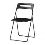 NISSE Krzesło składane czarne IKEA